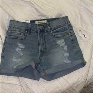 pacsun denim shorts